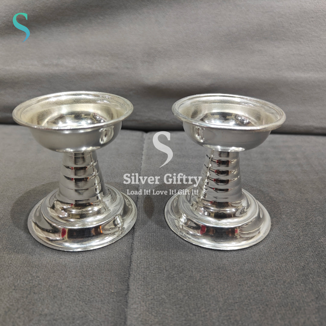 GS Tube Diya Pair 2.8"