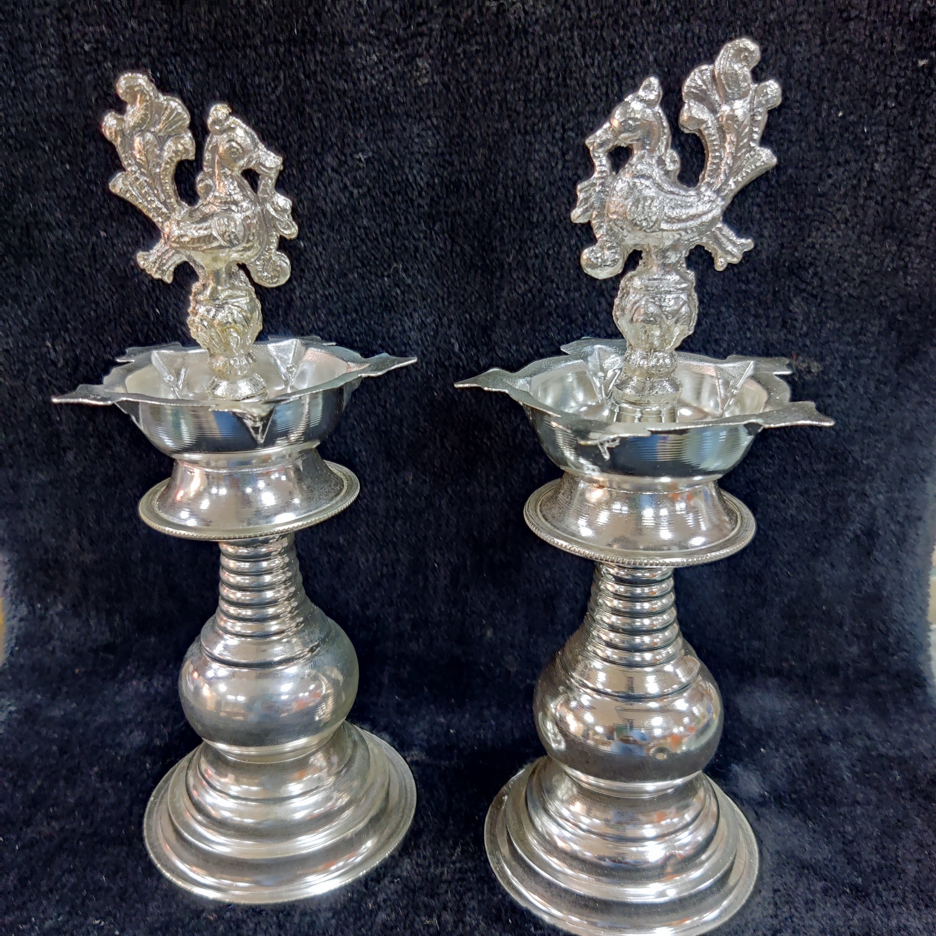 German Silver 7.5" Deepak Pair