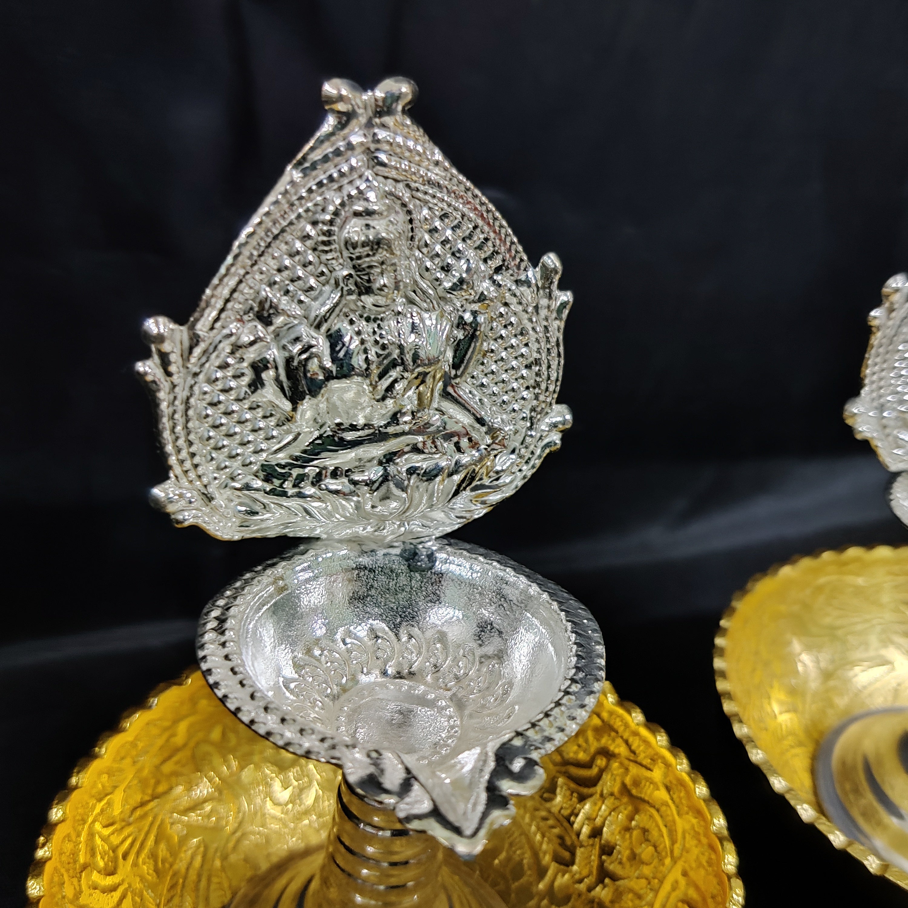 G S Lakshmi Diya With 4" Bowls