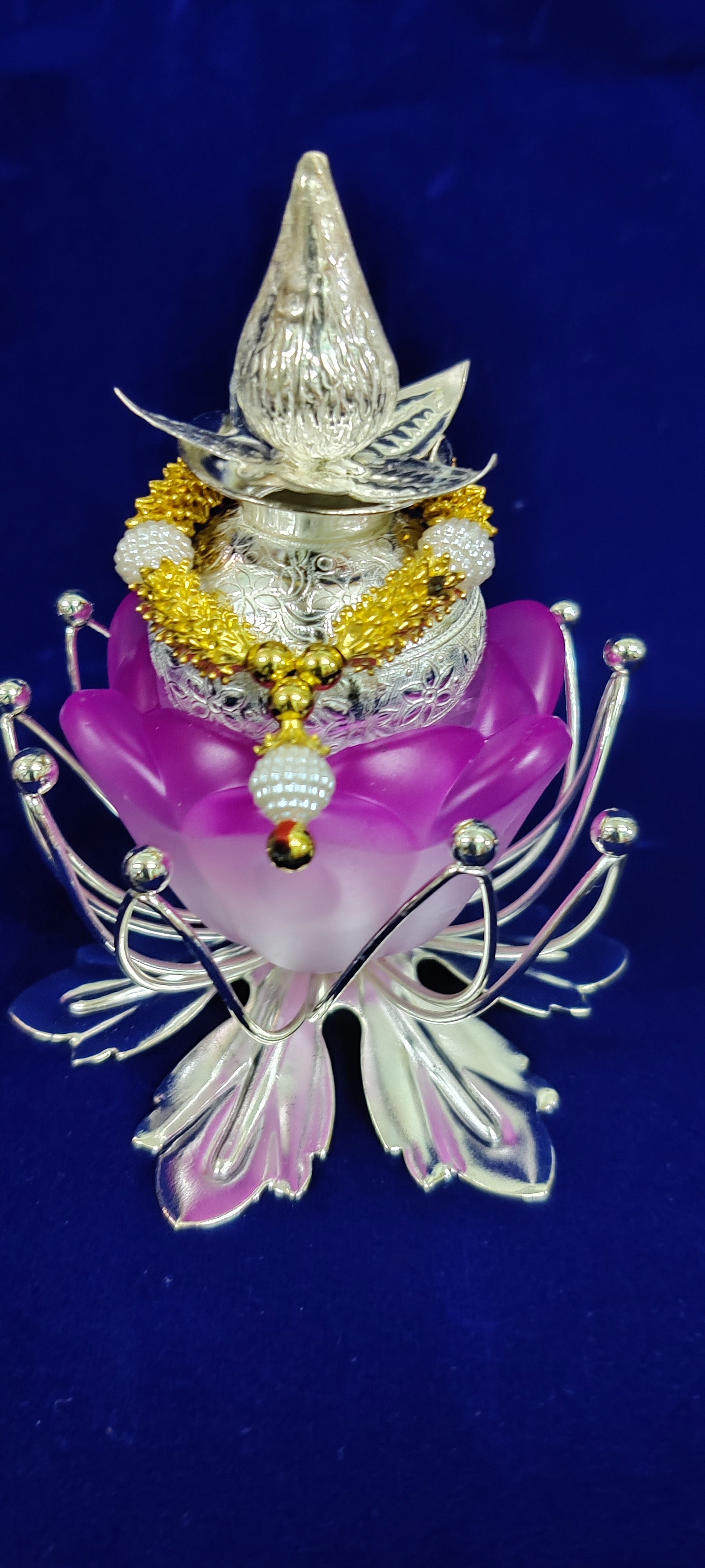 Imported Kalsha Set With Mala (Princess Peach)