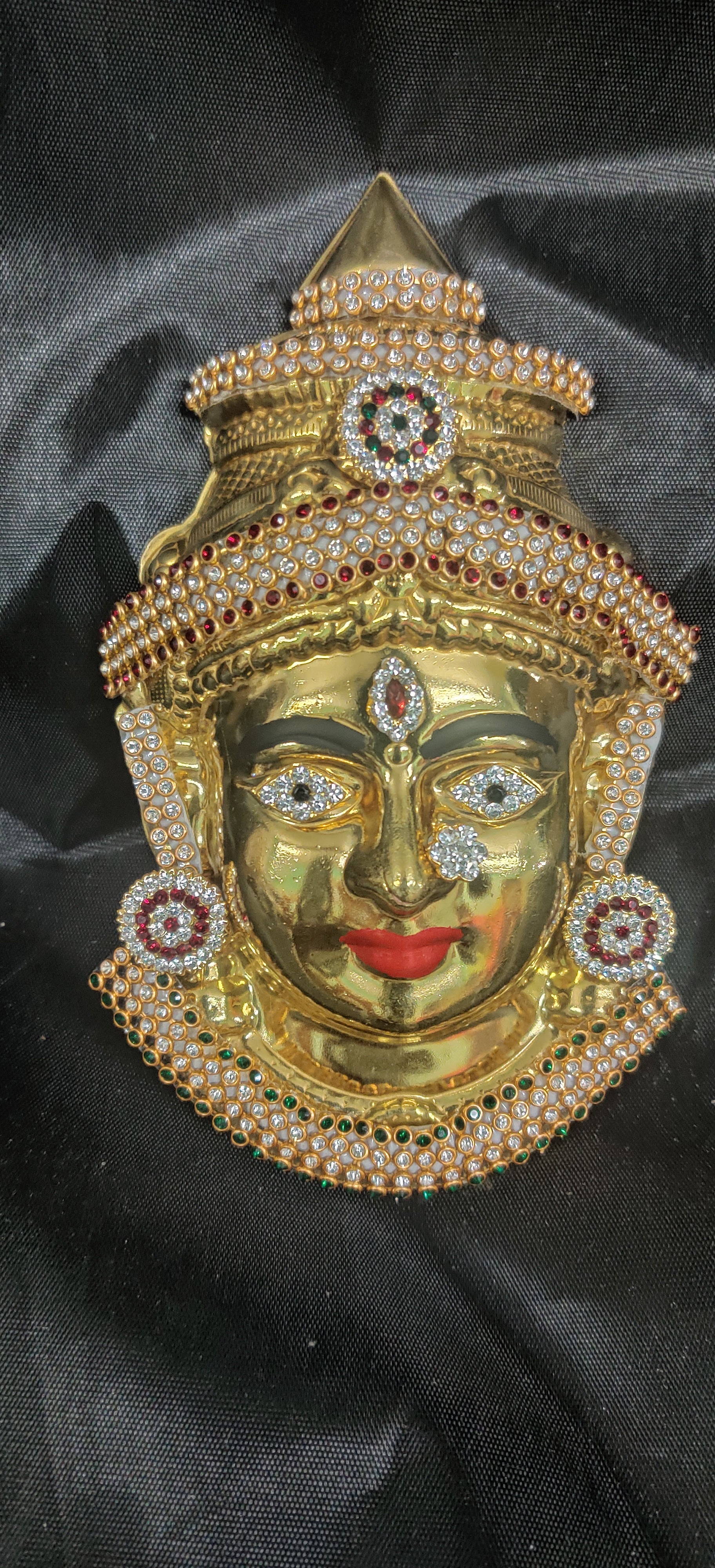 German Silver Gold 7" Face Decorated