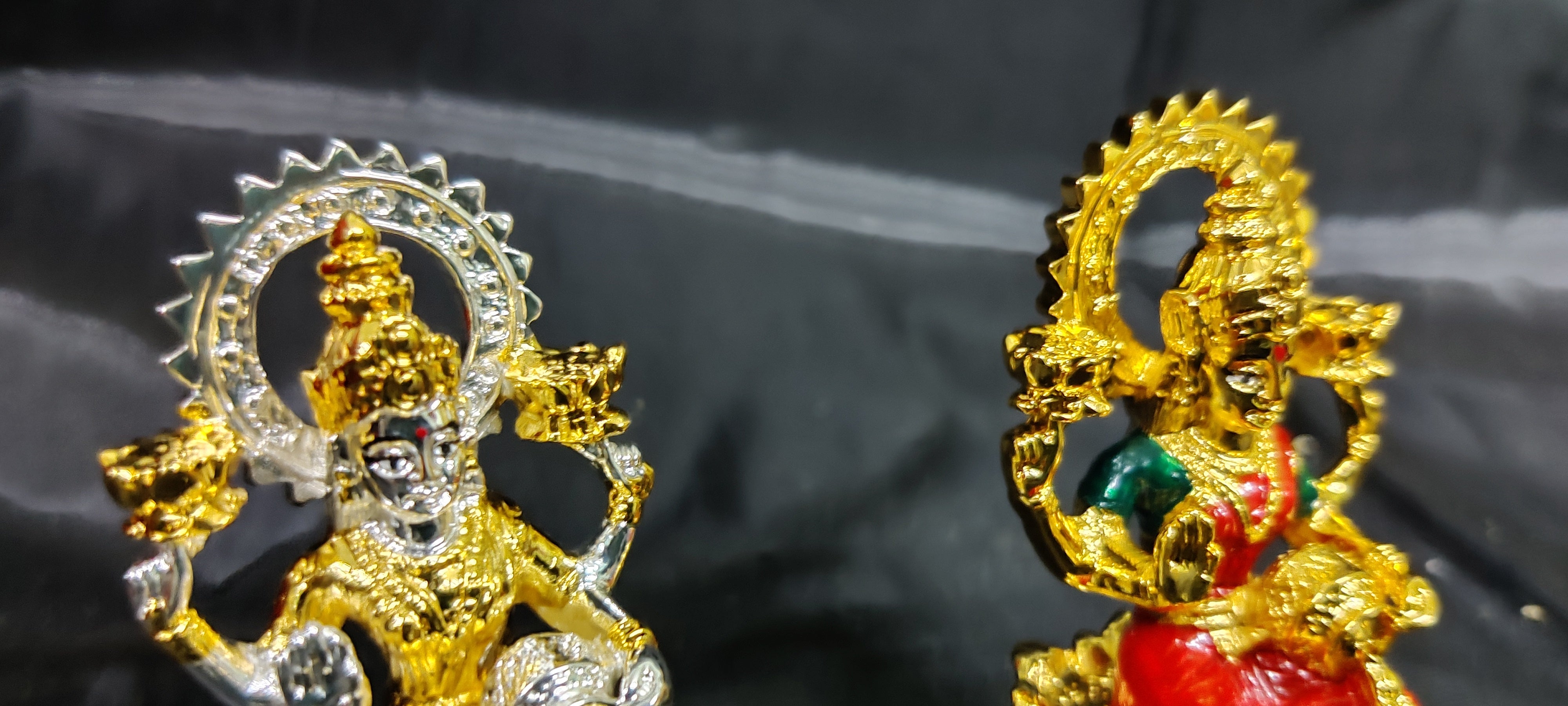 24kr Lakshmi Idol Set of 2