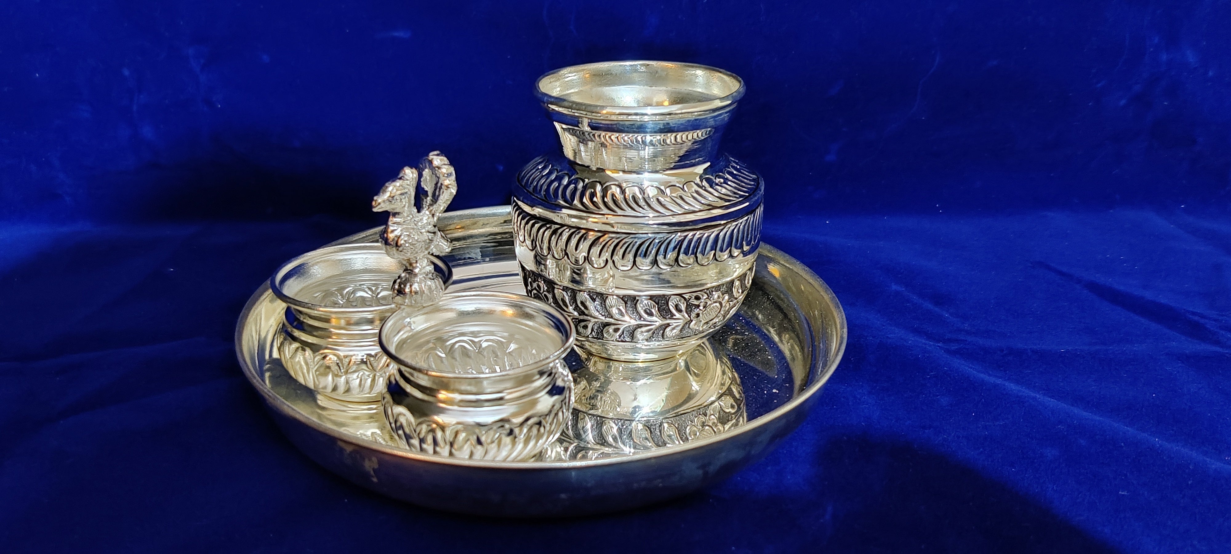 German Silver Plate Antique Kalsha Set