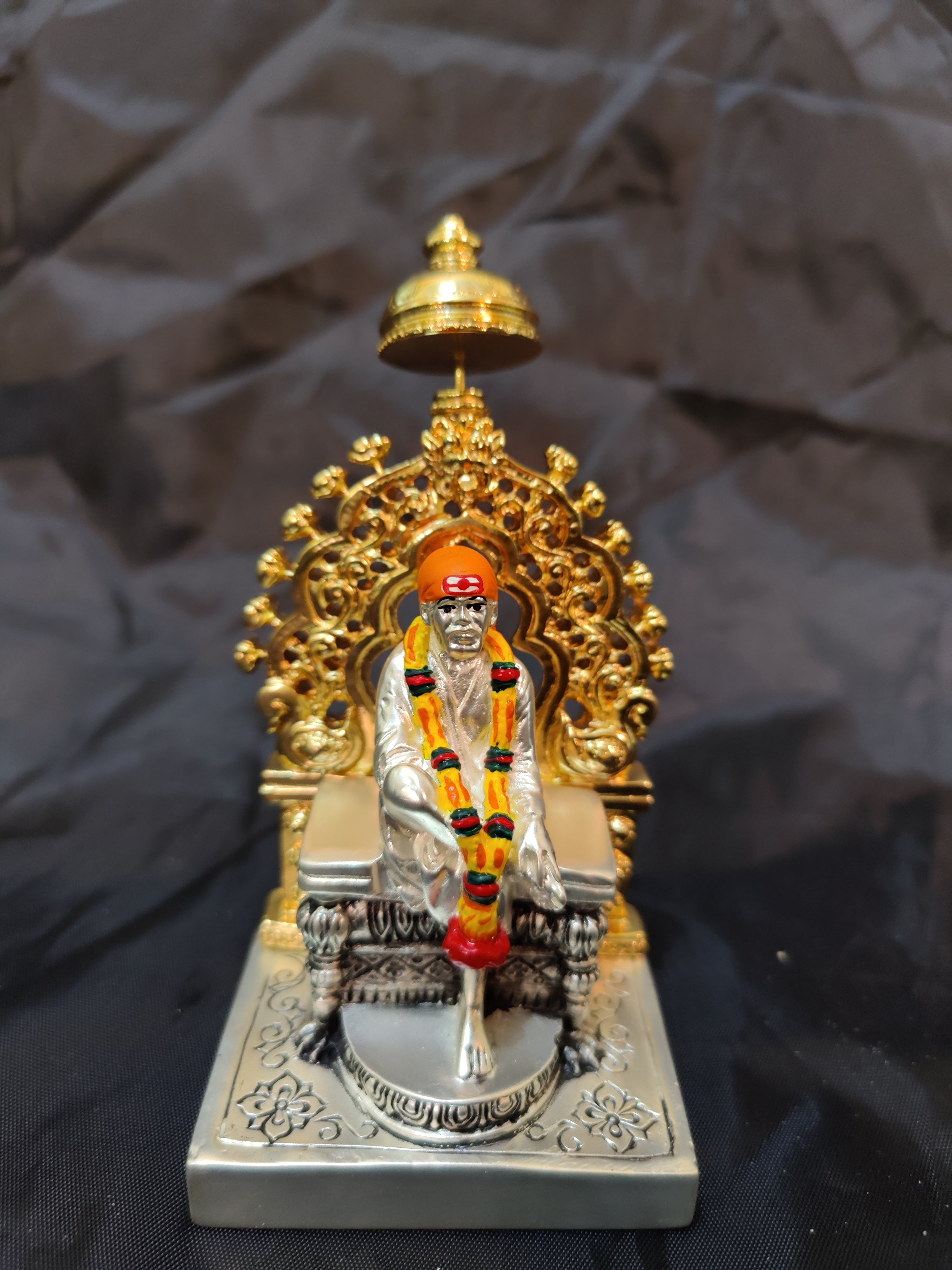 24kr Shirdhi Saibaba Idol 6"