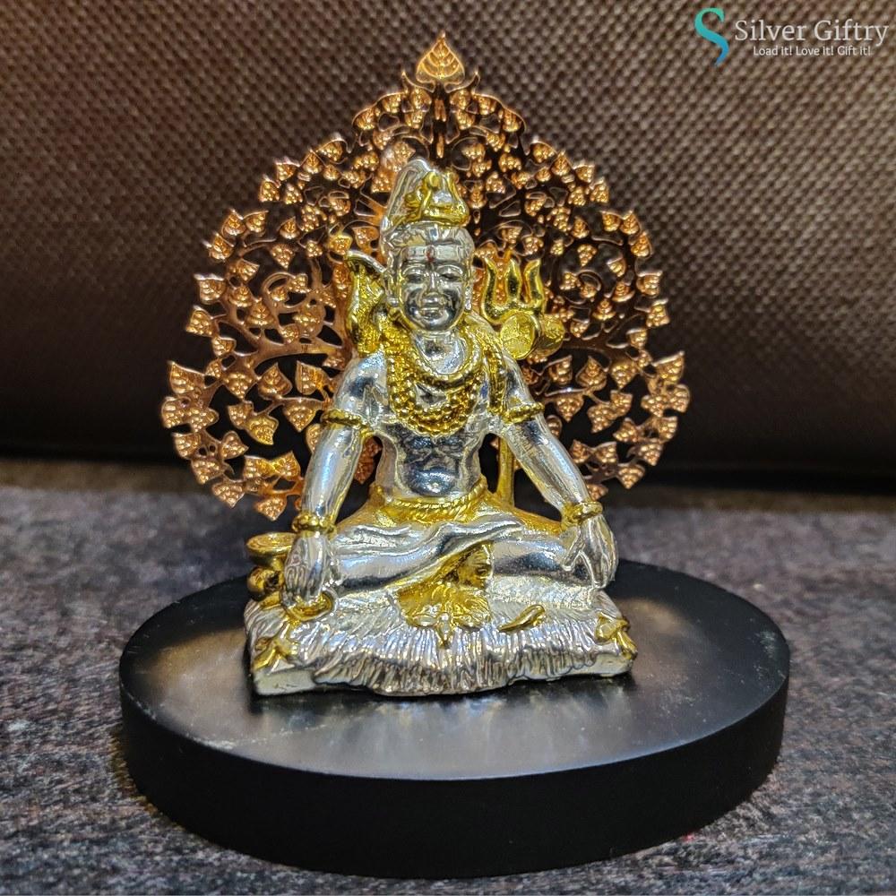24kr Gold Coated Shiva Idol 3" | Silver Giftry | SGT20K019