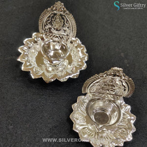 3" and 2.5"" Lakshmi Kamakshi Deepam Combo | Silver Giftry | SGT20K023