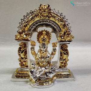 4.5" Lakshmi Idol Gold and Silver | Silver Giftry | SGT20K039