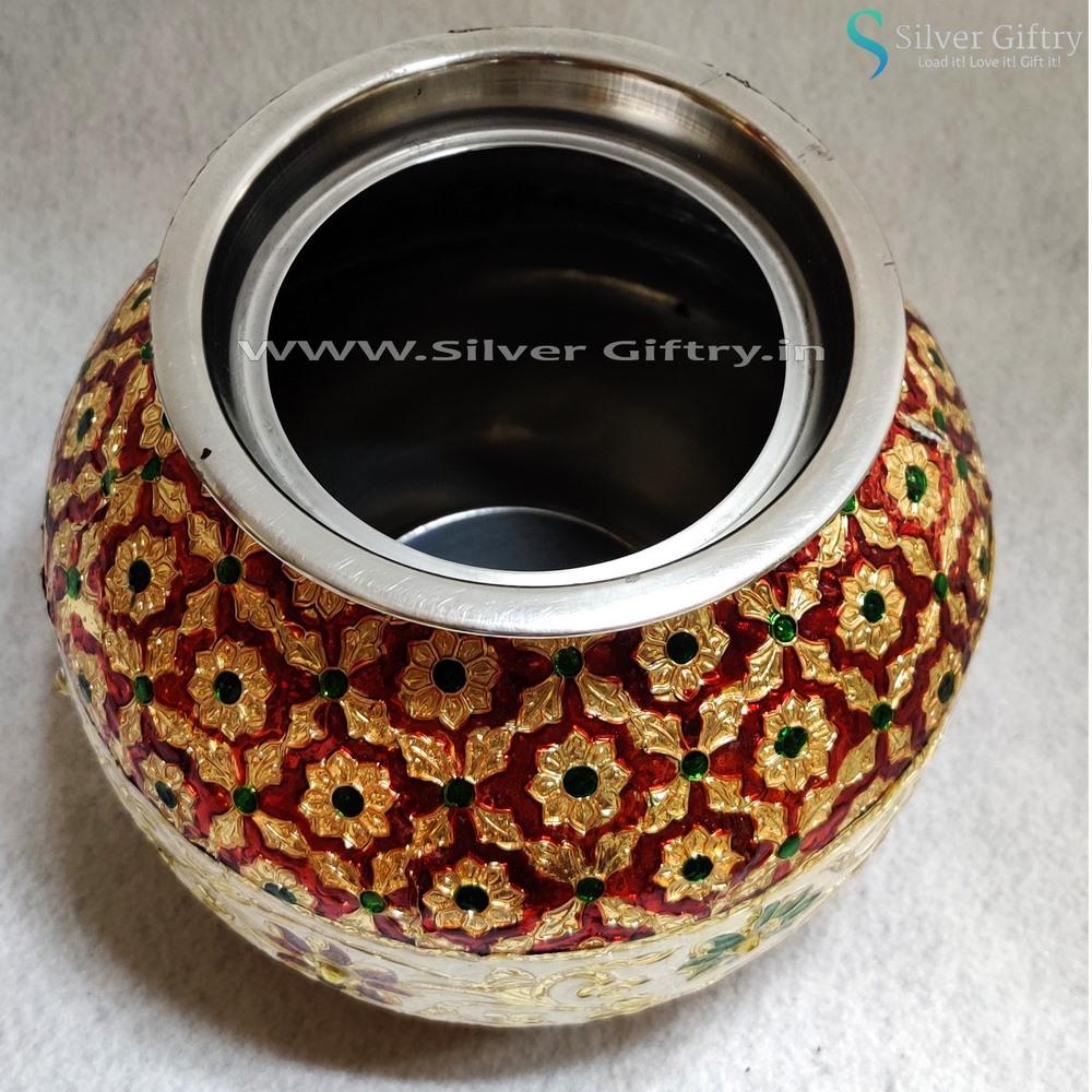 7" Meenakari Kodapana | Silver Giftry | SGT20K049