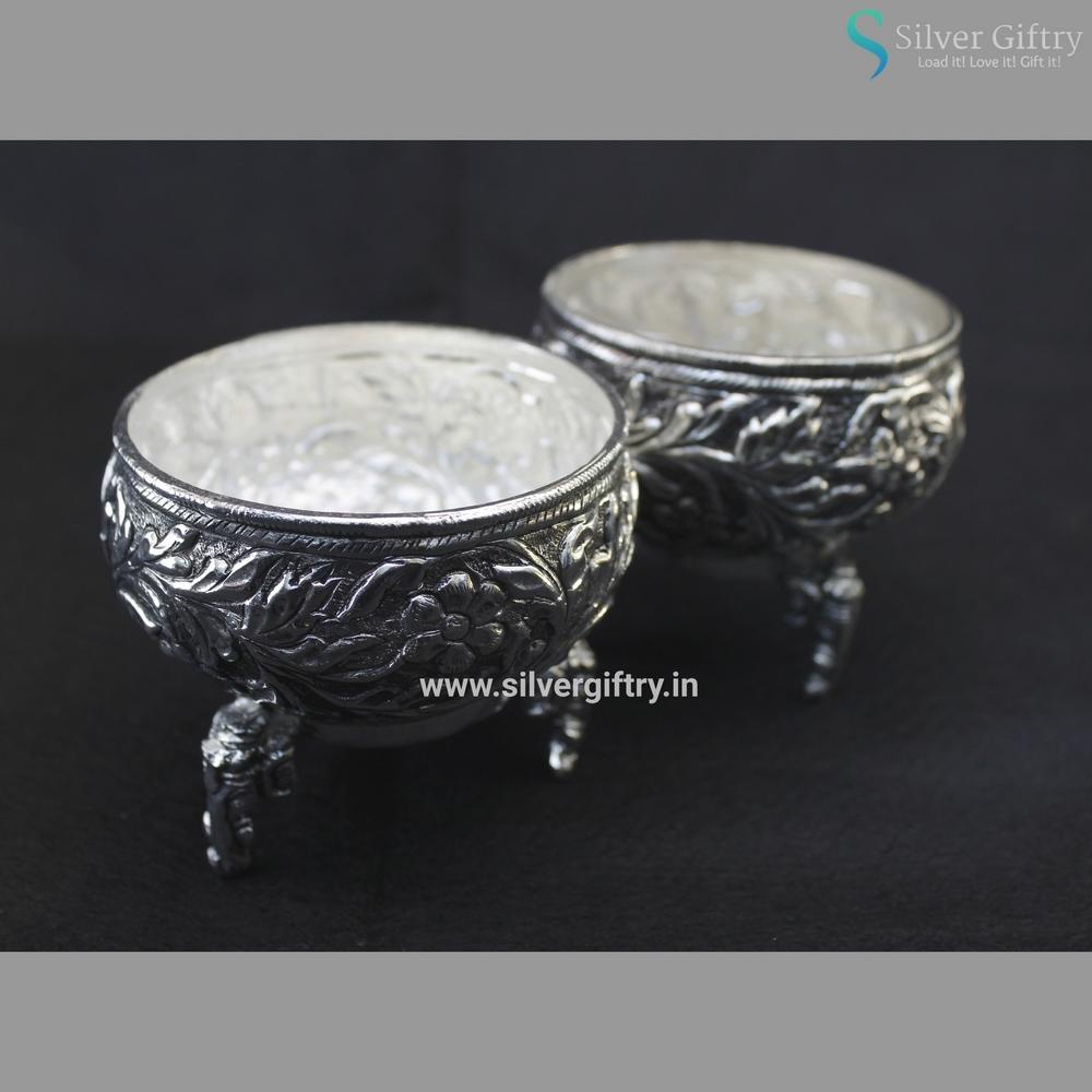 Antique German Silver Elephant Bowl | Silver Giftry | SGT20K069
