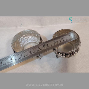 Antique German Silver Elephant Leg Bowls | Set Of 2 | Silver Giftry | SGT20K070