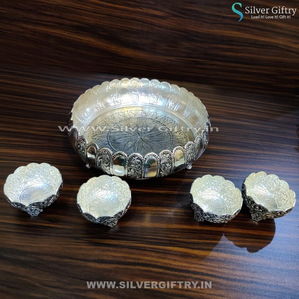 Antique Urli Bowl Set | Silver Giftry | SGT20K087