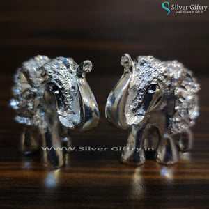 Baby Size Elephants Silver Pair | Silver Giftry | SGT20K095