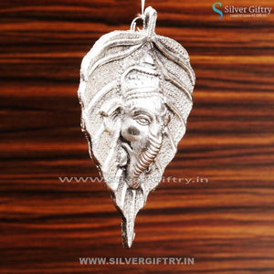 Black Metal Ganesh Hanging MIni | Silver Giftry | SGT20K107