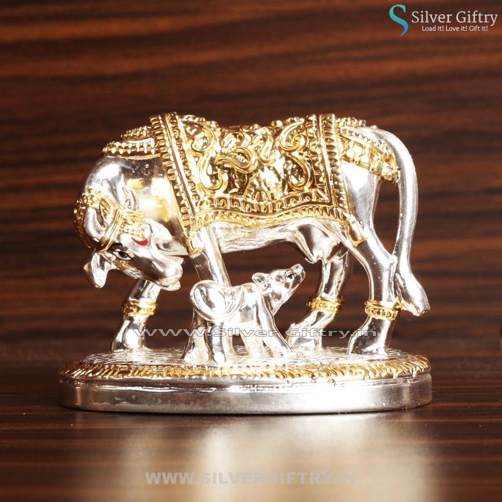 Cow and Calf 2.25" | Silver Giftry | SGT20K129