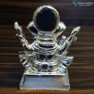 Cute Pure Silver Ganesh Idol 2.4" | Silver Giftry | SGT20K139