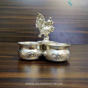 German Silver 3 Cup Panchwala | Silver Giftry | SGT20K176