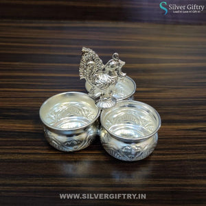 German Silver 3 Cup Panchwala | Silver Giftry | SGT20K176