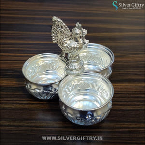 German Silver 3 Cup Panchwala | Silver Giftry | SGT20K176