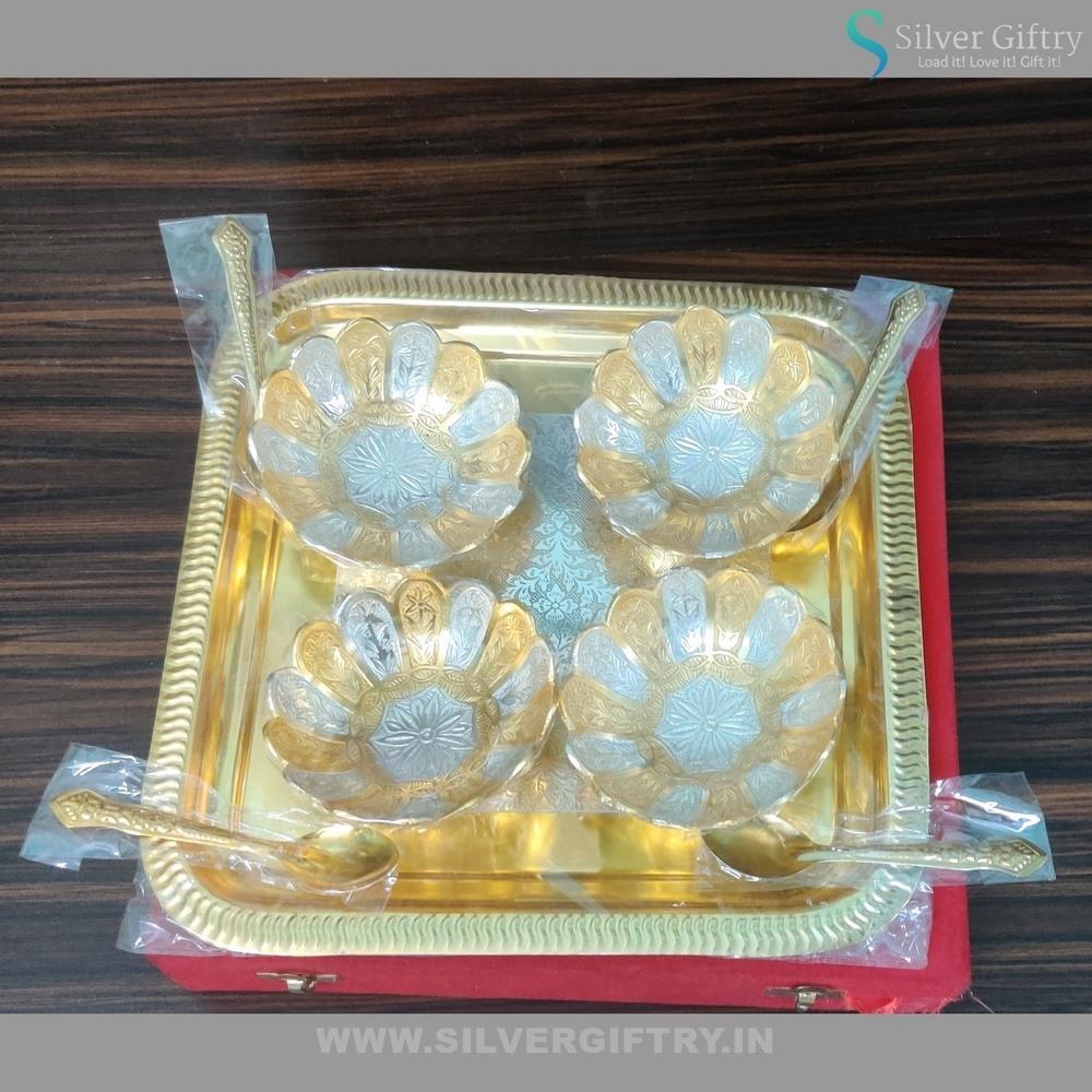 German Silver 4 Bowl Set | Silver Giftry | SGT20K180