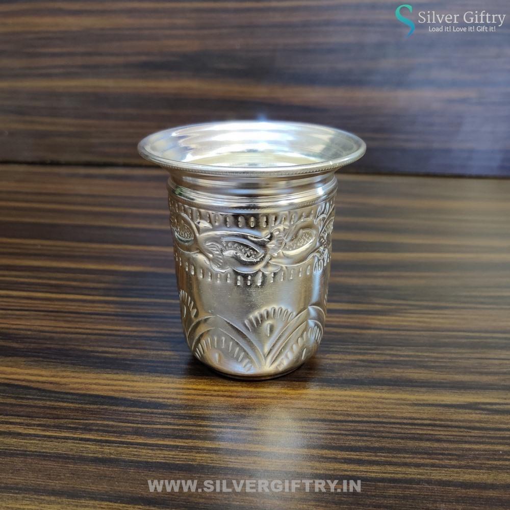 German Silver 4" Glass | Silver Giftry | SGT20K182