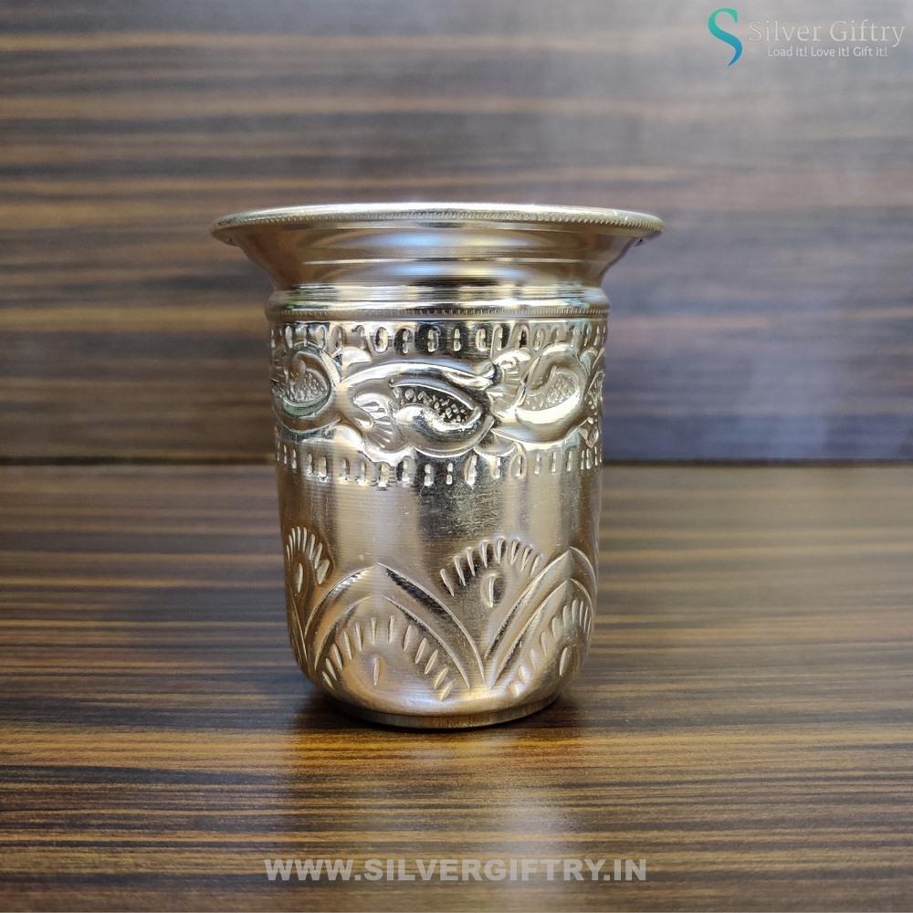 German Silver 4" Glass | Silver Giftry | SGT20K182