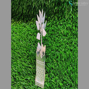 German Silver 7" Big Size Tulsi Pot | Silver Giftry | SGT20K189