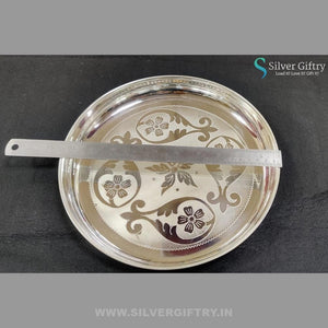 German Silver Design Plate 12" | Silver Giftry | SGT20K226