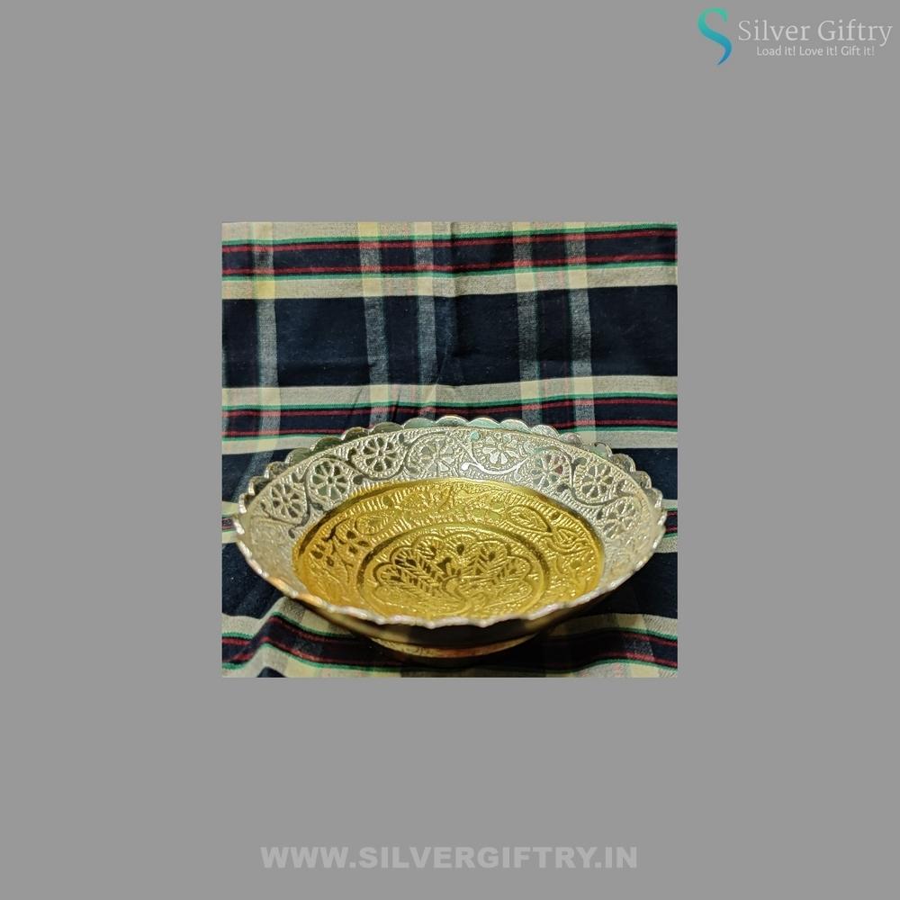 German Silver Flower Bowl 3.5" | Silver Giftry | SGT20K229