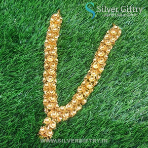 German Silver Gold Mala 12" | Silver Giftry | SGT20K242