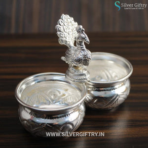 German Silver Peacock Panchwala | Silver Giftry | SGT20K294