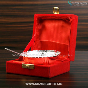 German Silver Round Bowl 3.5" With Box | Silver Giftry | SGT20K313