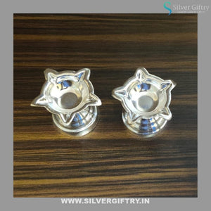German Silver Star 2" Deepa Pair | Silver Giftry | SGT20K318