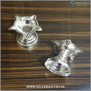 German Silver Star 2" Deepa Pair | Silver Giftry | SGT20K318