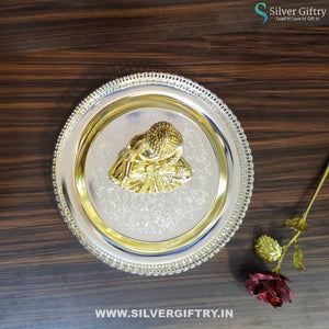 Imported Buddha 10" Tray | Silver Giftry | SGT20K363