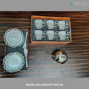 Imported German Silver Dinner Set Combo | Silver Giftry | SGT20K370