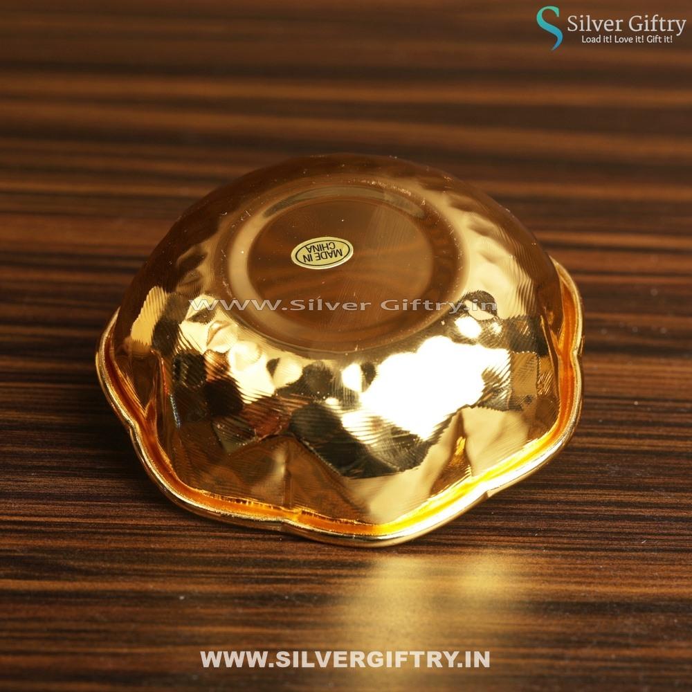 Imported Gold Bowl 3.5" | Silver Giftry | SGT20K377