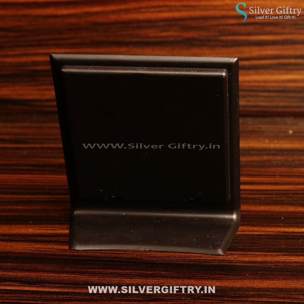 Lakshmi 4" Pure Silver Foli Frame 99.9 Gold Touch | Silver Giftry | SGT20K401