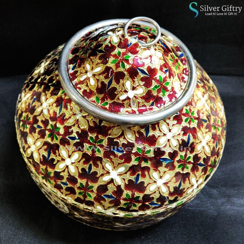 Meenakari Kodapana 12" | Silver Giftry | SGT20K416