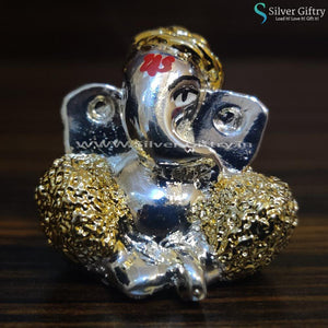 Pure Silver Baby Ganesha 1 inch | Silver Giftry | SGT20K441