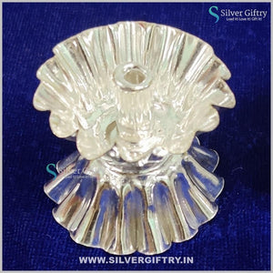 German Silver washable devadas fancy Deepam pair | Silver Giftry | SGT20K491