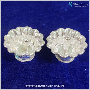 German Silver washable devadas deepam pair | Silver Giftry | SGT20K492