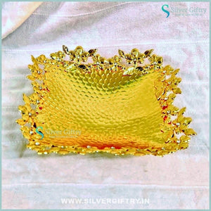 Imported German Silver washable tray 7inch | Silver Giftry | SGT20K493