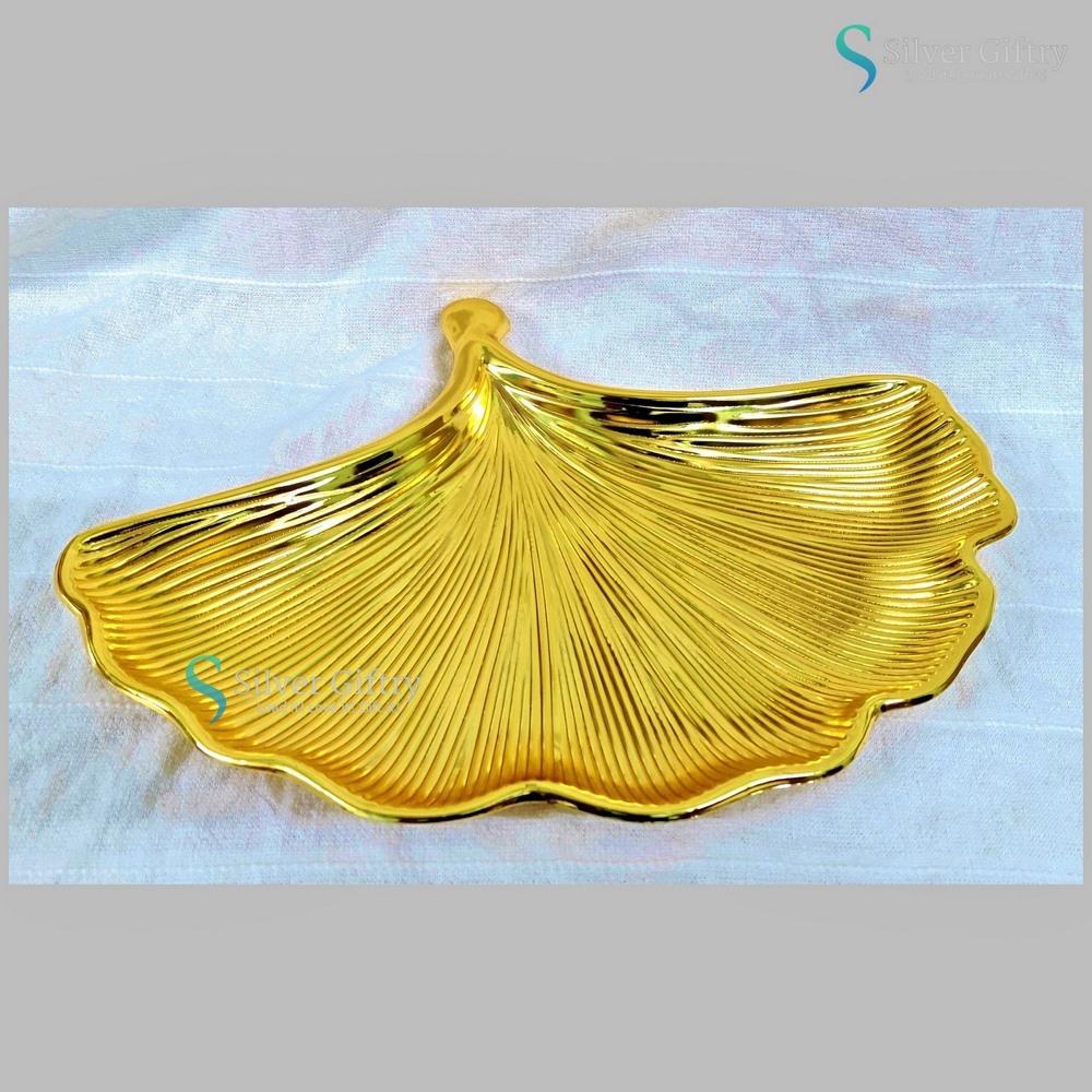 Impressive imported German Silver washable shell shape tray 12inch | Silver Giftry | SGT20K495