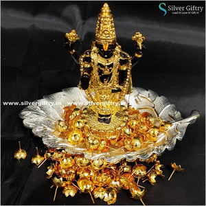 8" German Silver Pooja thali | Silver Giftry | SGT20K512