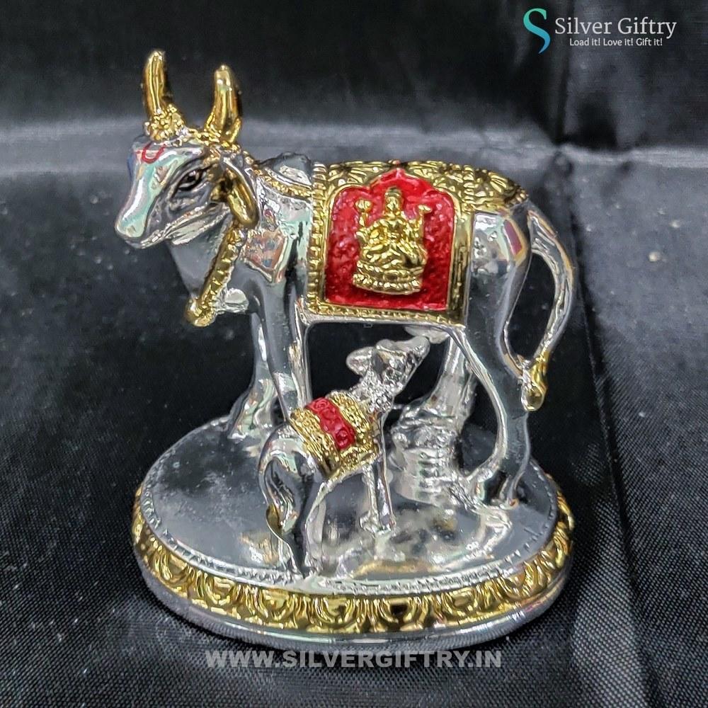 8" German Silver Pooja thali | Silver Giftry | SGT20K524