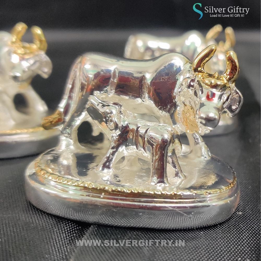 2" Cow And Calf (Pack Of 5) | Silver Giftry | SGT20K540