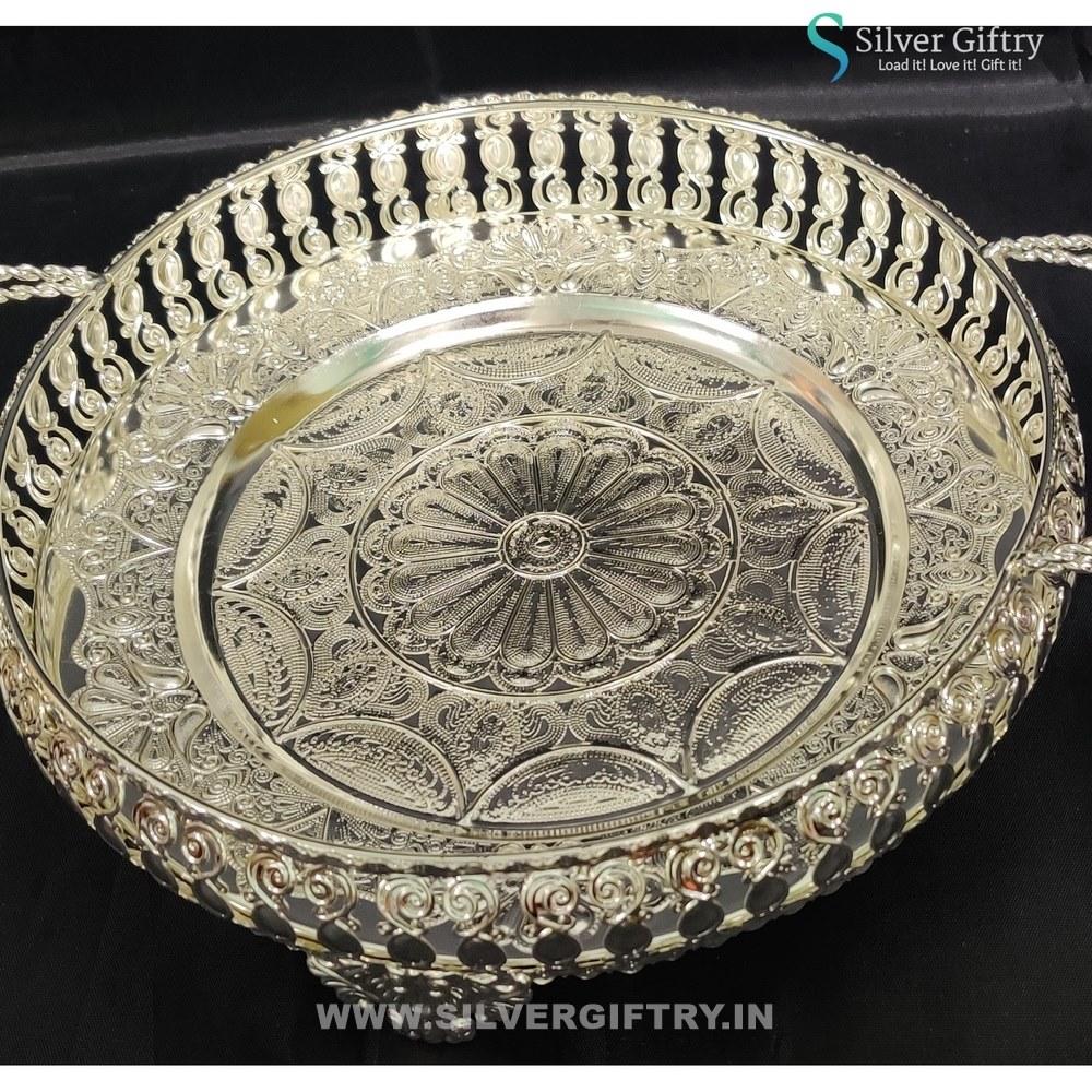 12" Imported German Silver Tray | Silver Giftry | SGT20K544