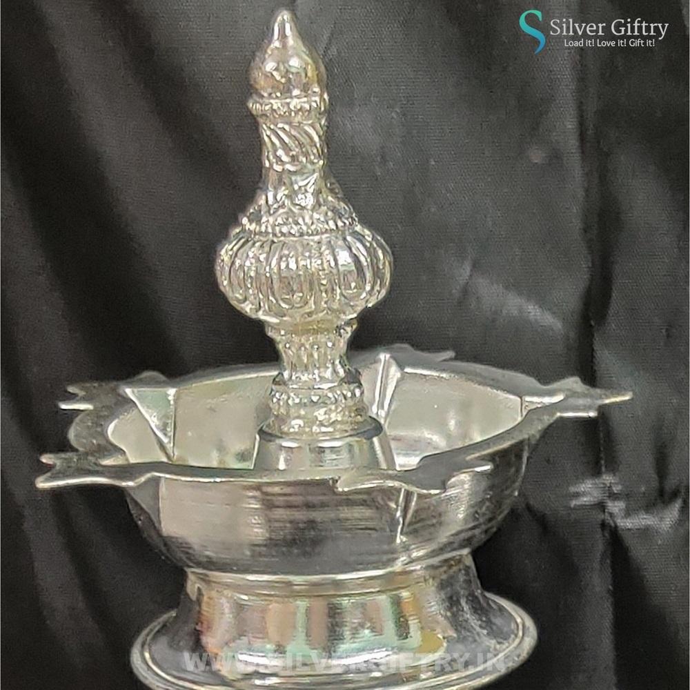 German Silver Trishanku Deepam 13" | Silver Giftry | SGT20K578