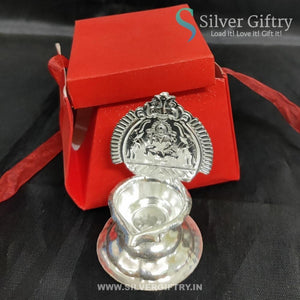 German Silver Kamakshi Diya | Silver Giftry | SGT20K604
