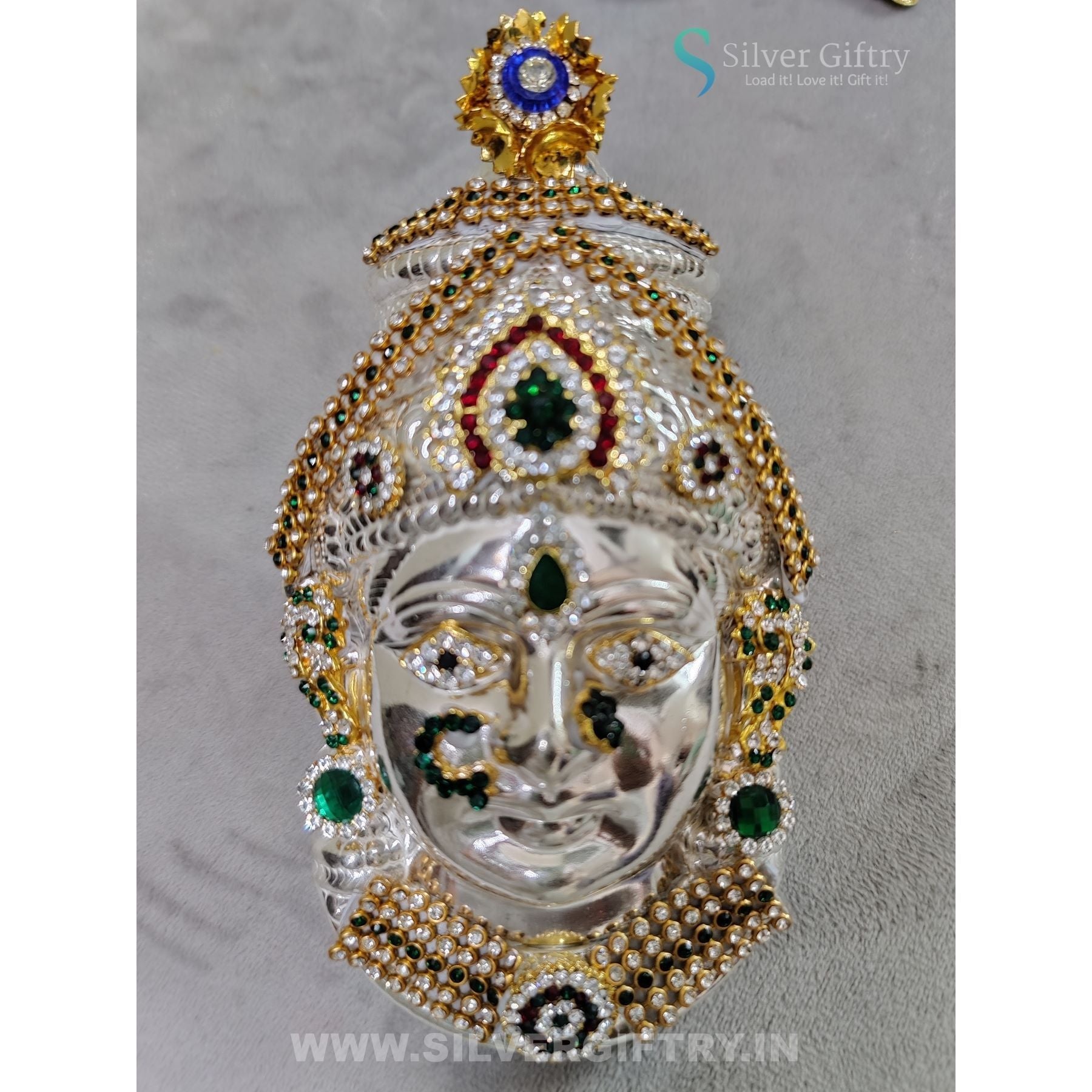 Beautiful 6" Lakshmi Face | Silver Giftry | SGT20K614 | Silver Giftry